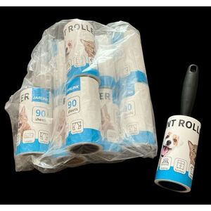 10 Lint Rollers w Handle 900 sheets NWT Jarlink